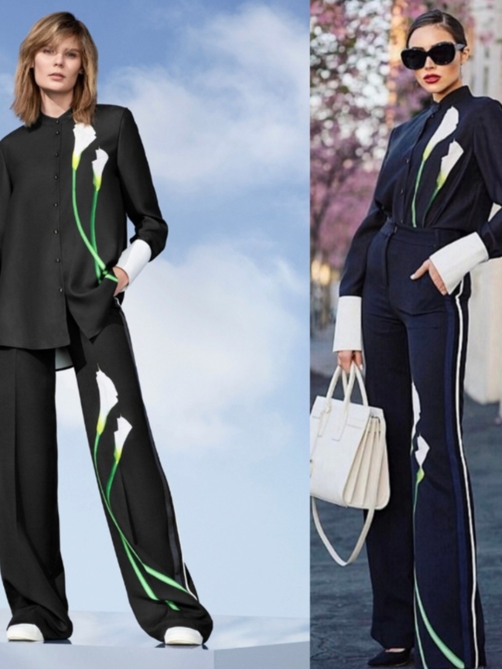 Victoria Beckham for Target Calla Lily Wide Leg Pants